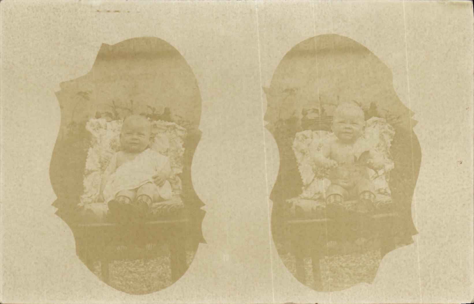 CARTE PHOTO Enfants Bebes