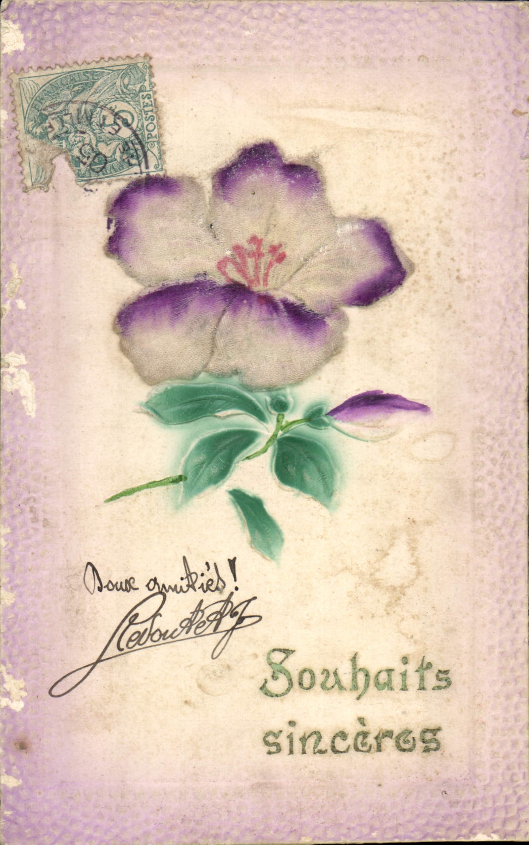 CPA Fantaisie Fleurs