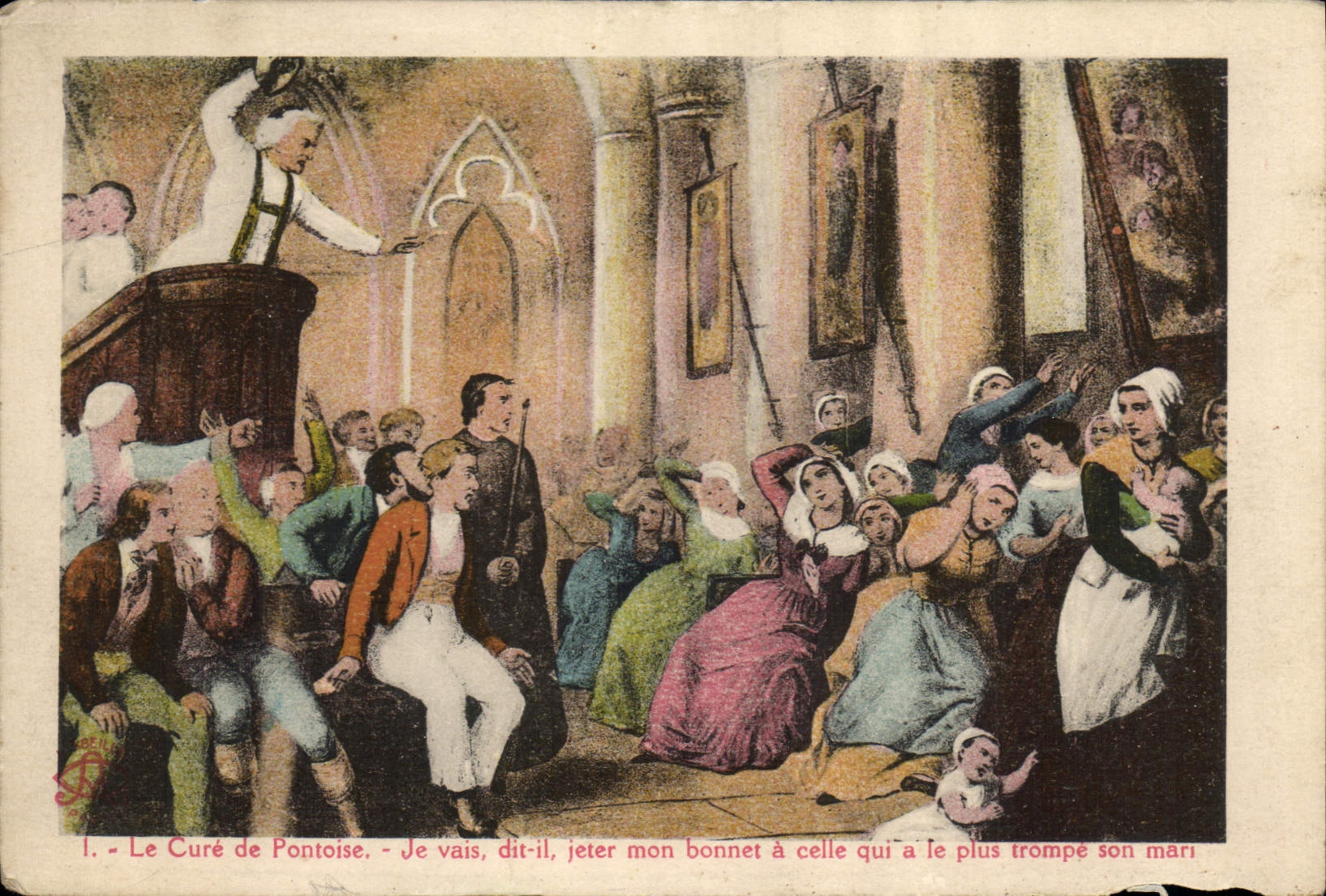 CPA Le cure de pontoise