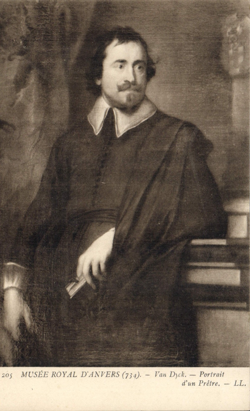 CPA Musee Royal d'Anvers Van Dyck Portrait d'un Pretre 