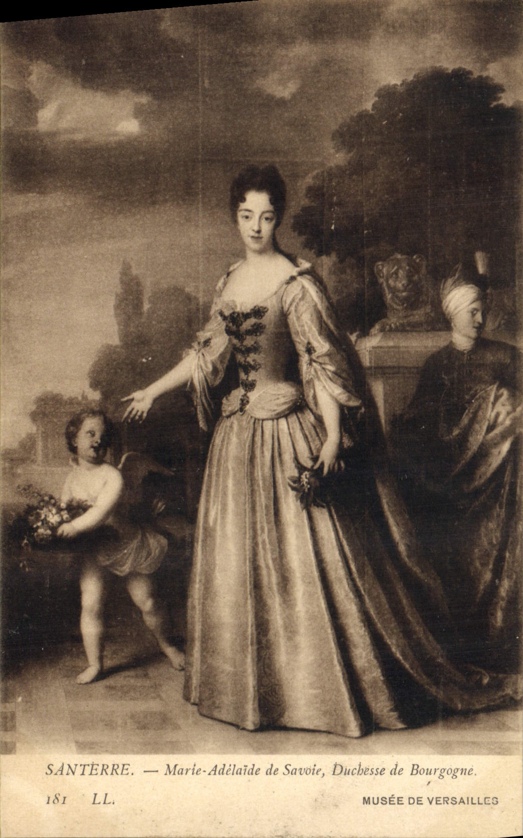 CPA Santerre Marie Adelaide de Savoie Duchesse de Bourgogne Musee de Versailles 