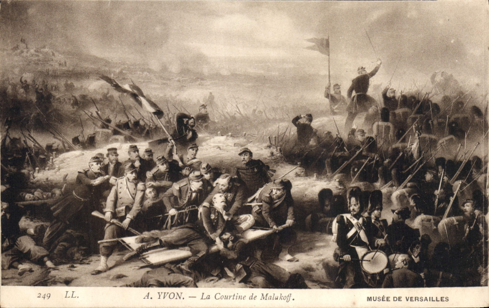 CPA Yvon La Courtine de Malakoff Musee de Versailles 