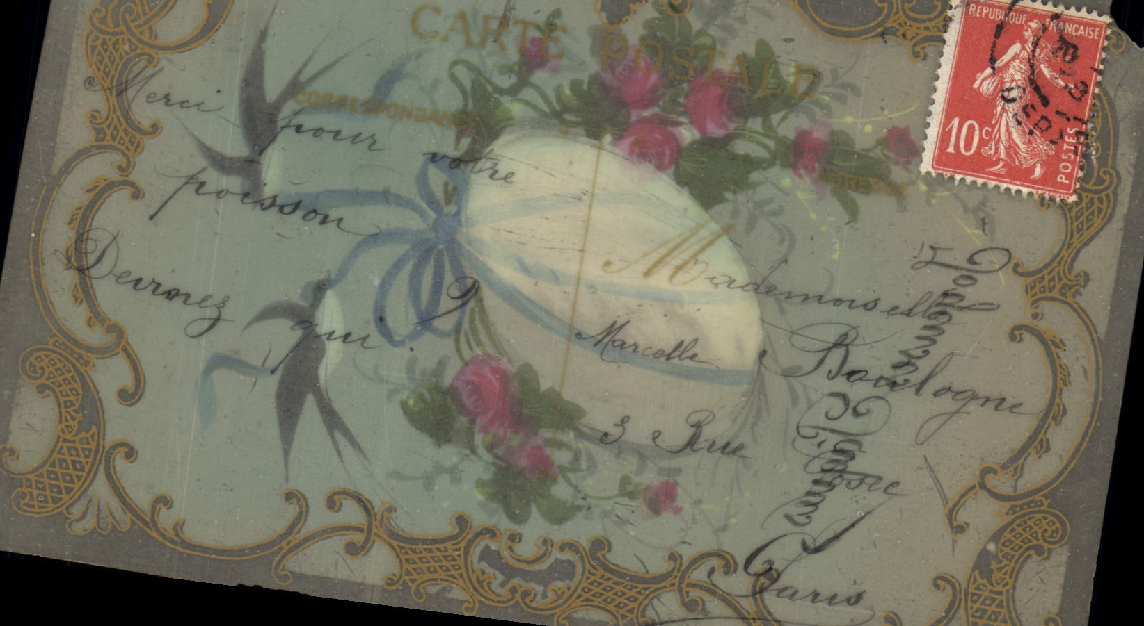 CPA Fantaisie Fleurs