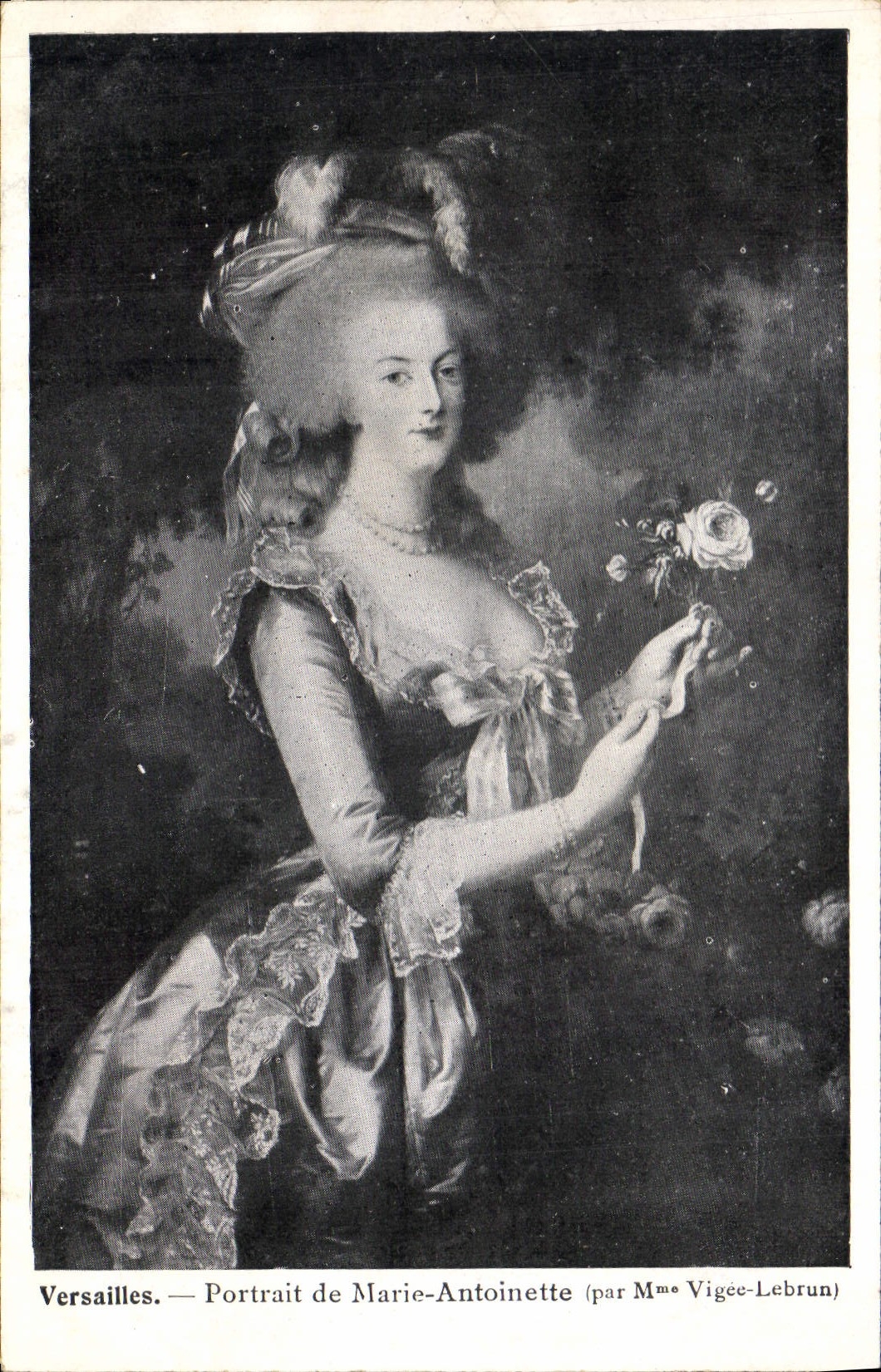 CPA Versailles Portrait de Matie Antoinette 