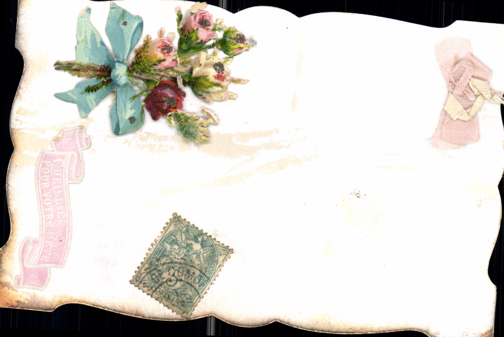 CPA Fantaisie Fleurs