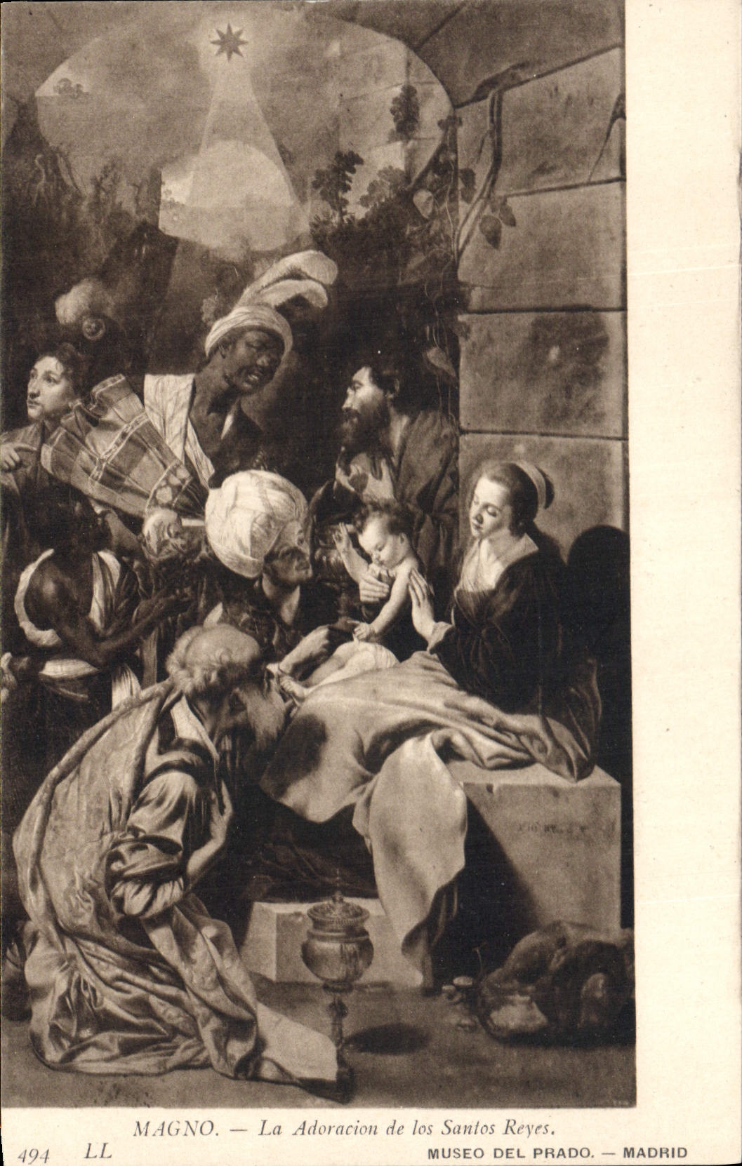 CPA Musee Royal d'Anvers Jacobz dot Lucas Van Leyden l'Adoration des Mages 
