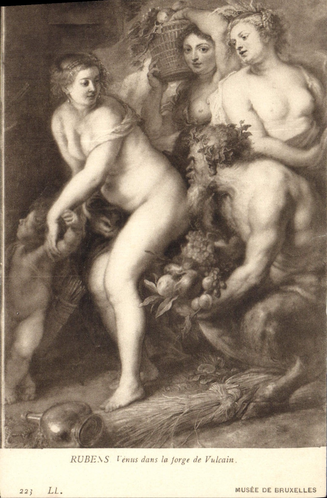 CPA Rubens Venus dans la forge de Vulcain 
