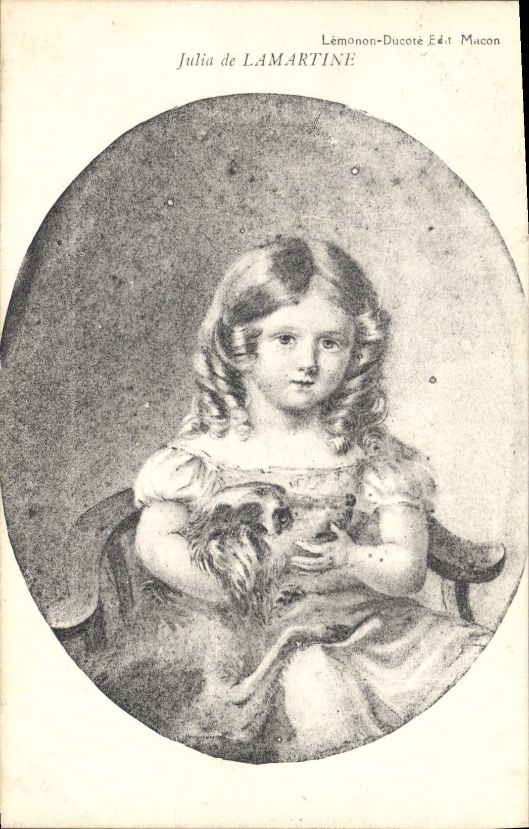 CPA Lemonon Ducote Julian de Lamartine Chien