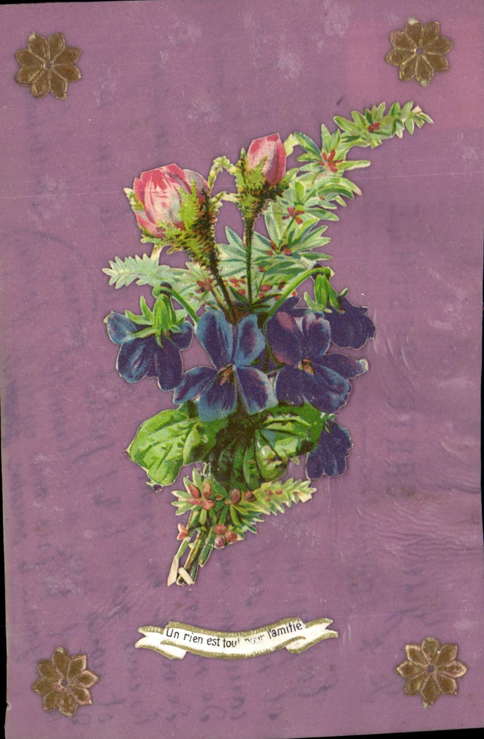 CPA Fantaisie Fleurs