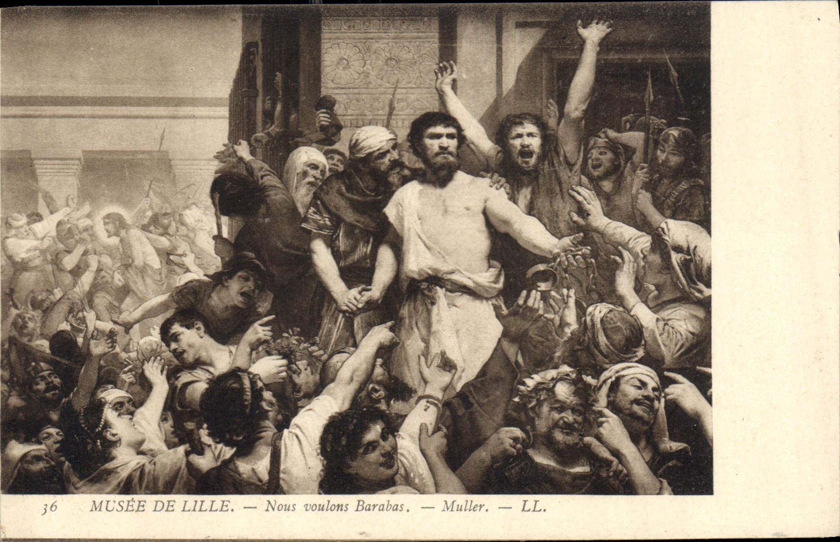 CPA Musee de Lille Nous voulons Barabas Muller 