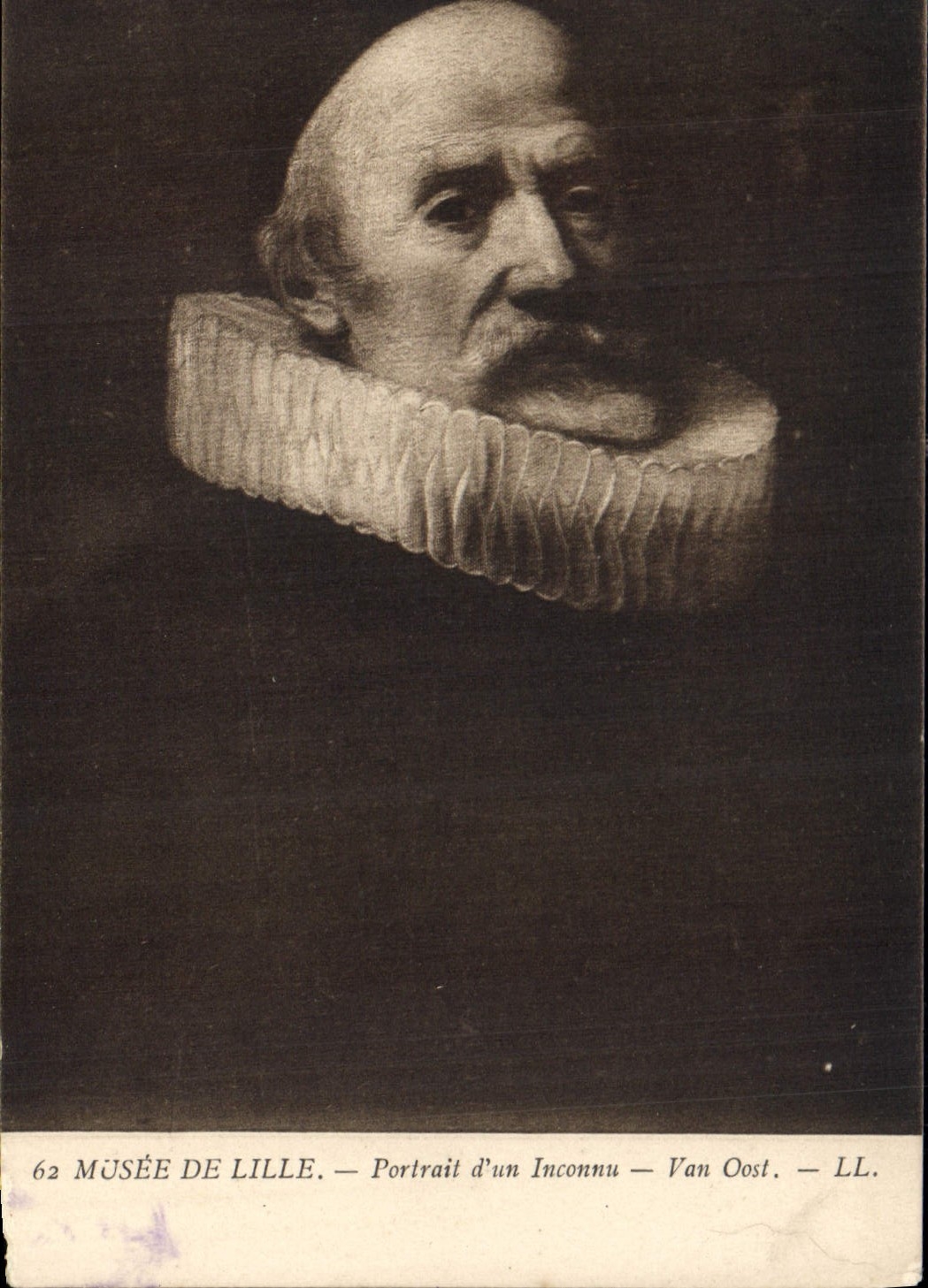 CPA Musee de Lille Portrait d'un Inconnu Van Oost 