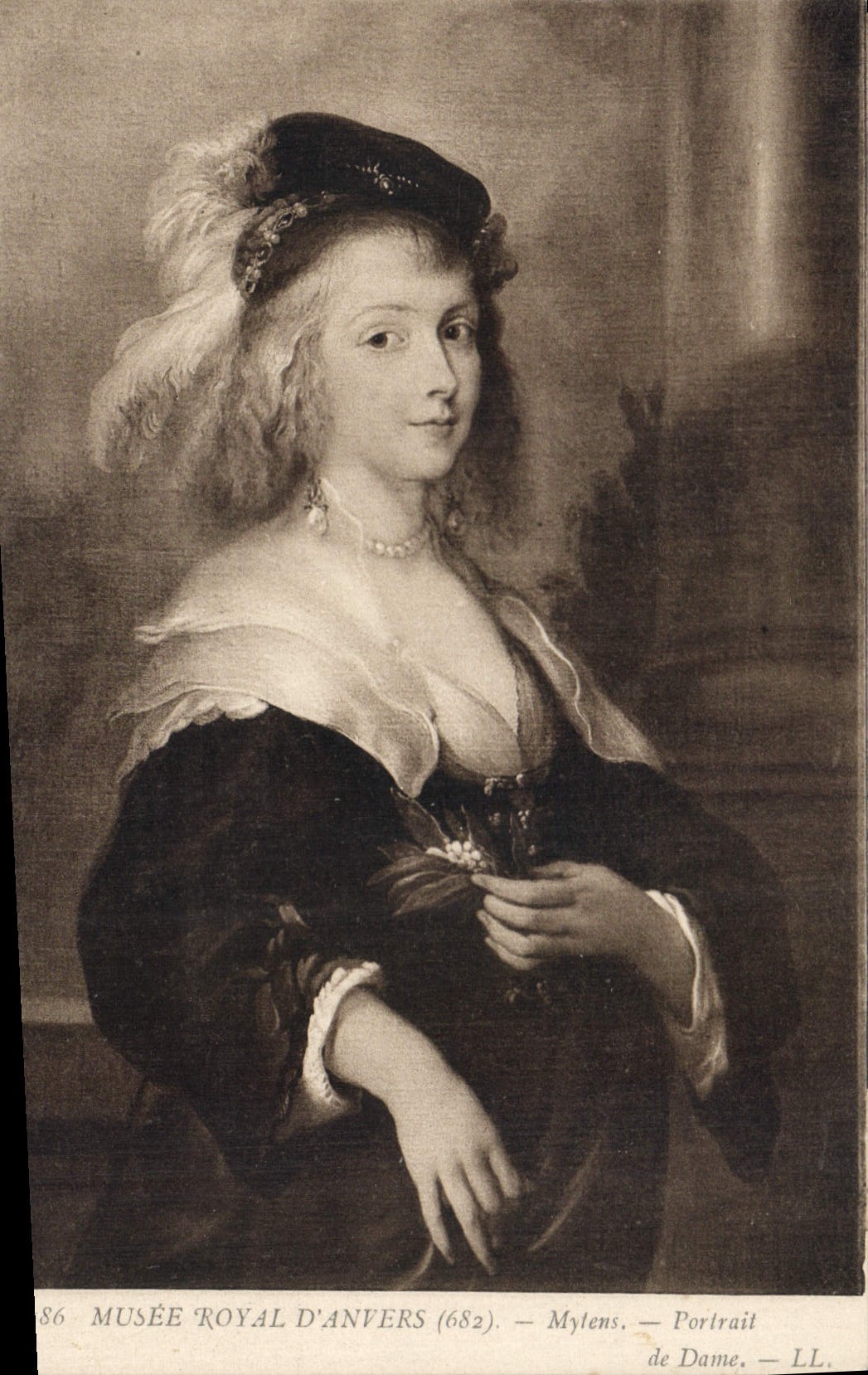 CPA Musee Royal d'Anvers Mylens Portrait 