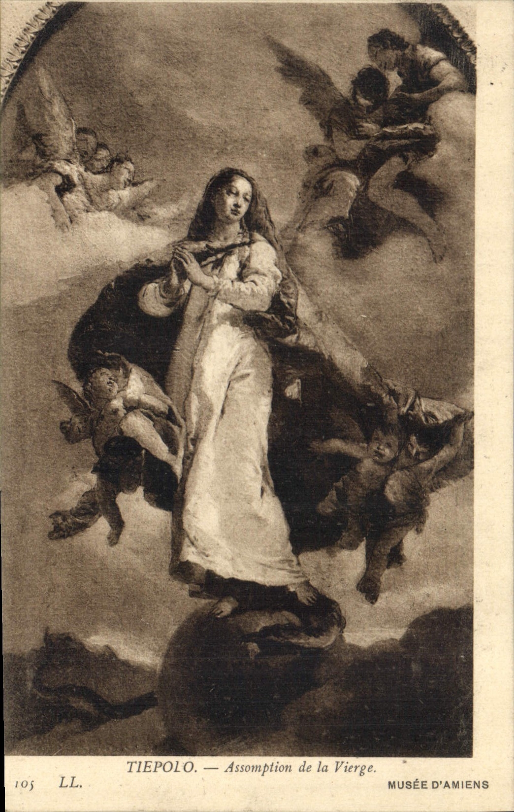CPA Musee d'Amiens Tiepolo Assomption de la Vierge 