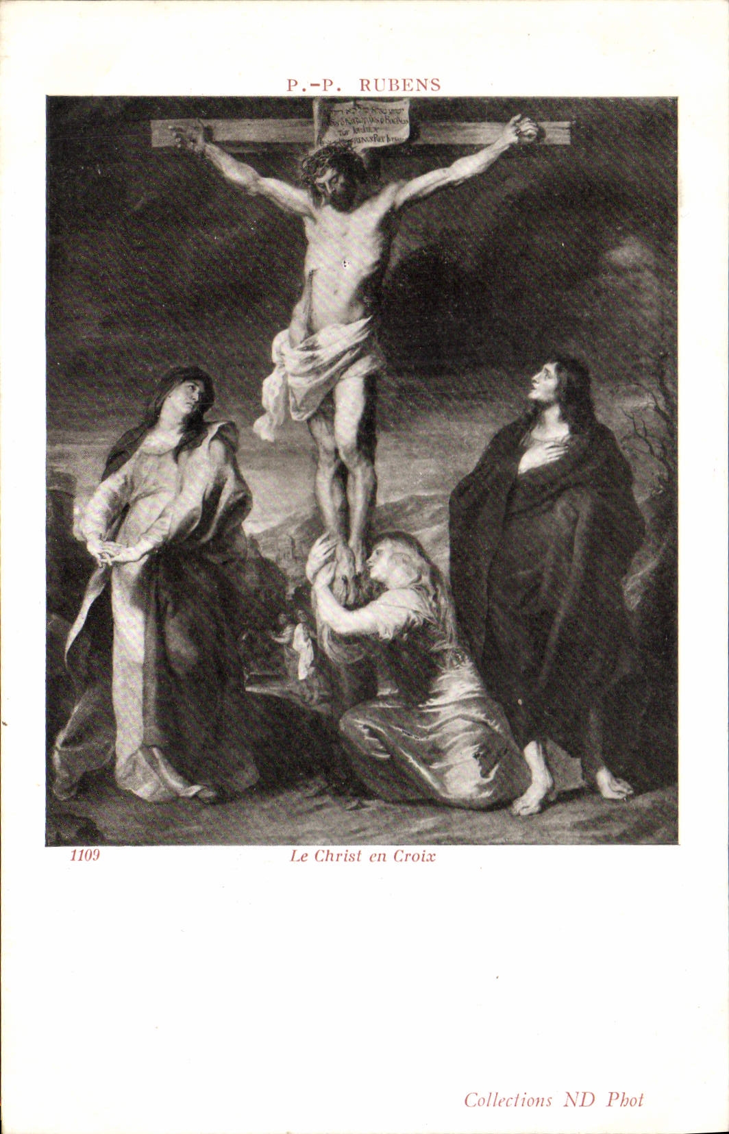 CPA Le Christ en Croix 