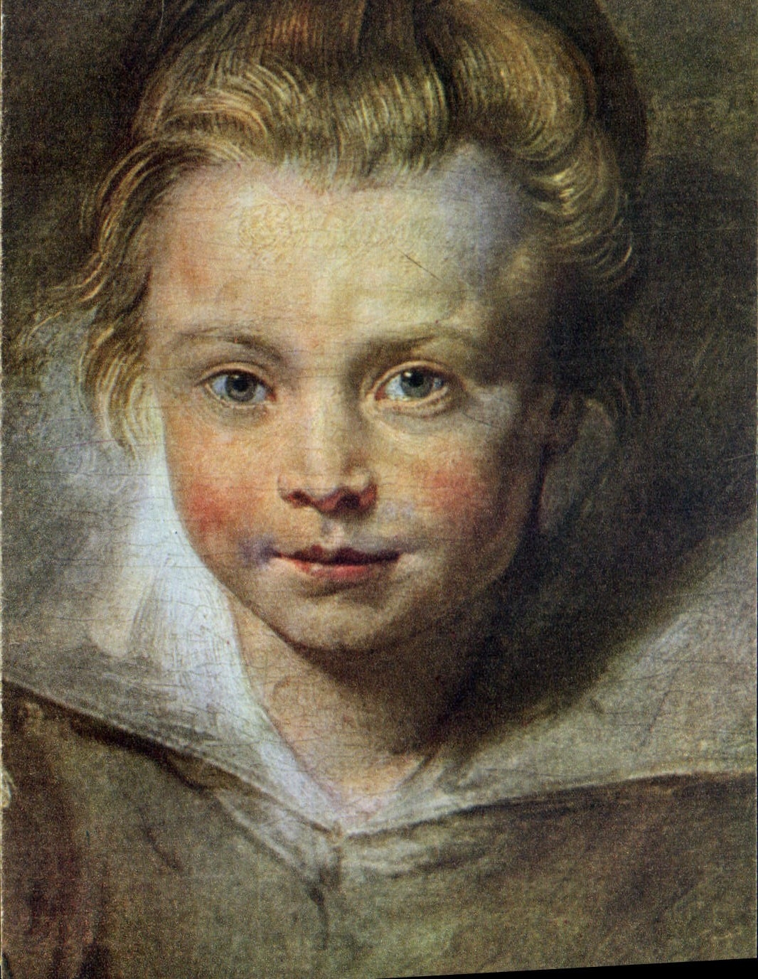 CPA Comite National de l'Enfance Avenue Franklin D Roosevelt Paris Rubens Portrait d'enfant Liechten