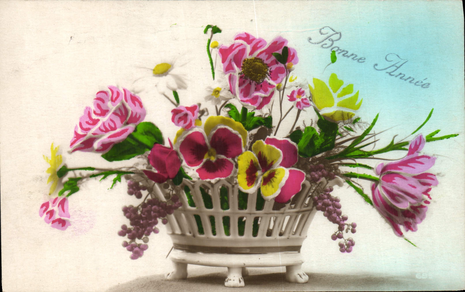 CPA Bonne Annee Flerus