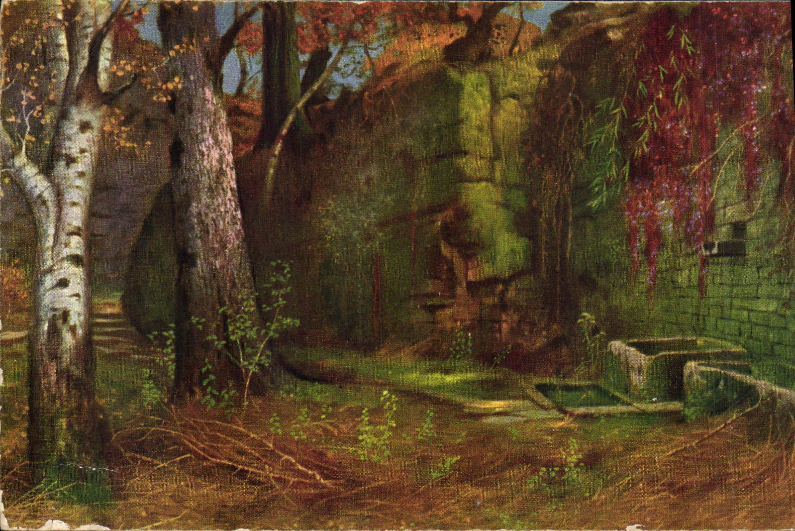 CPA Eduard Rudisuhli Fontaine abandonnee 