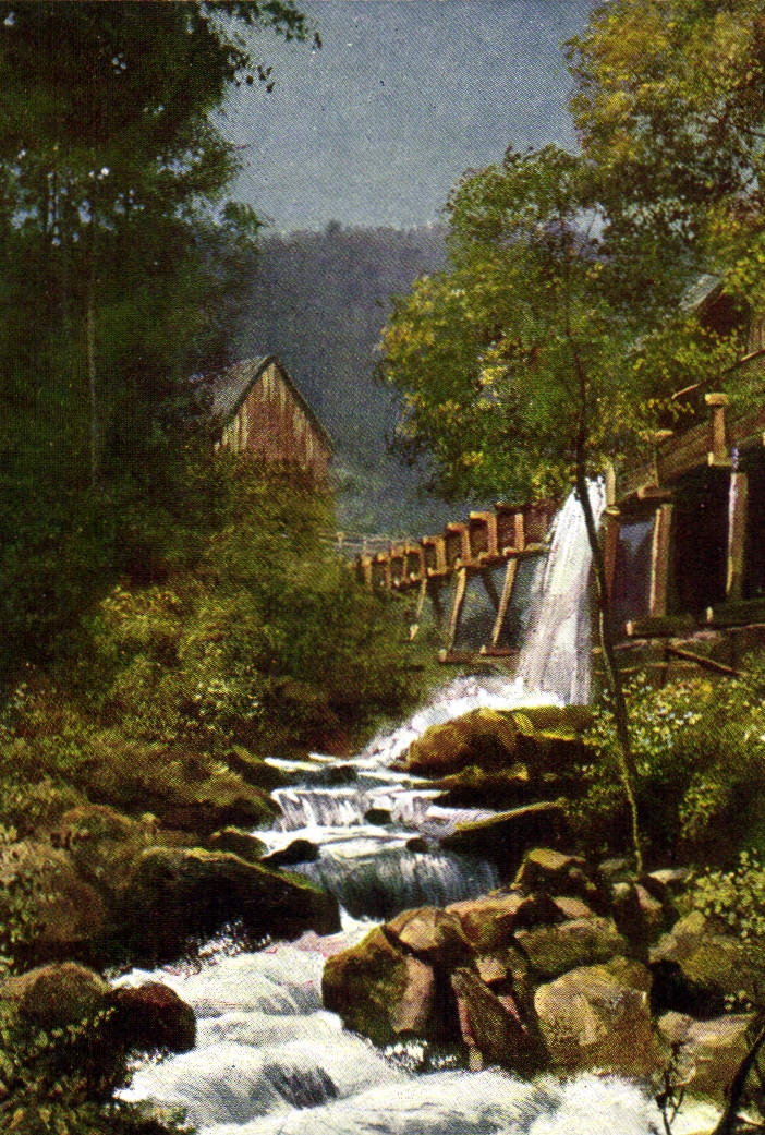 CPA Hohwald Moulin a eau