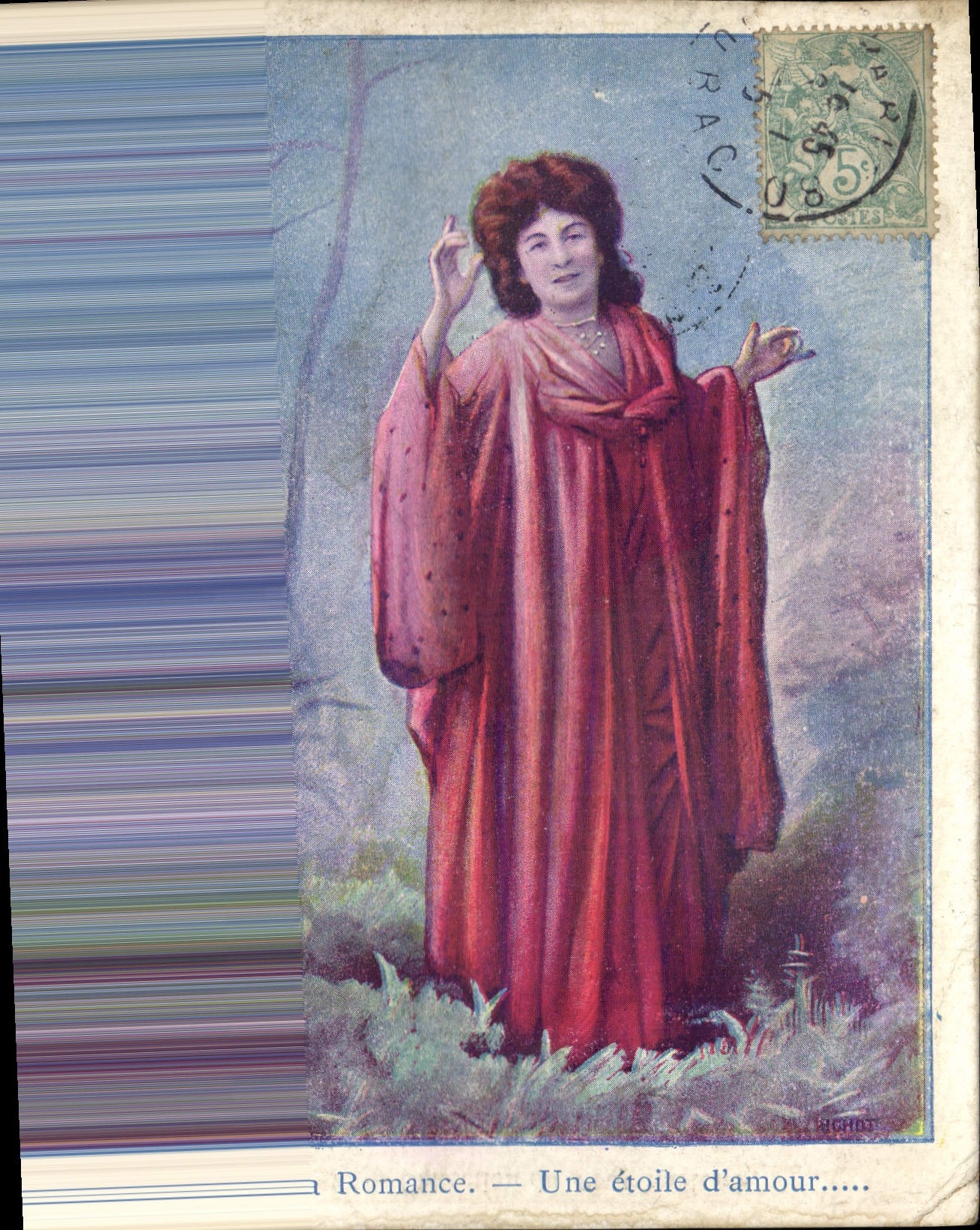 CPA Romance Une Etoile d'Amour 