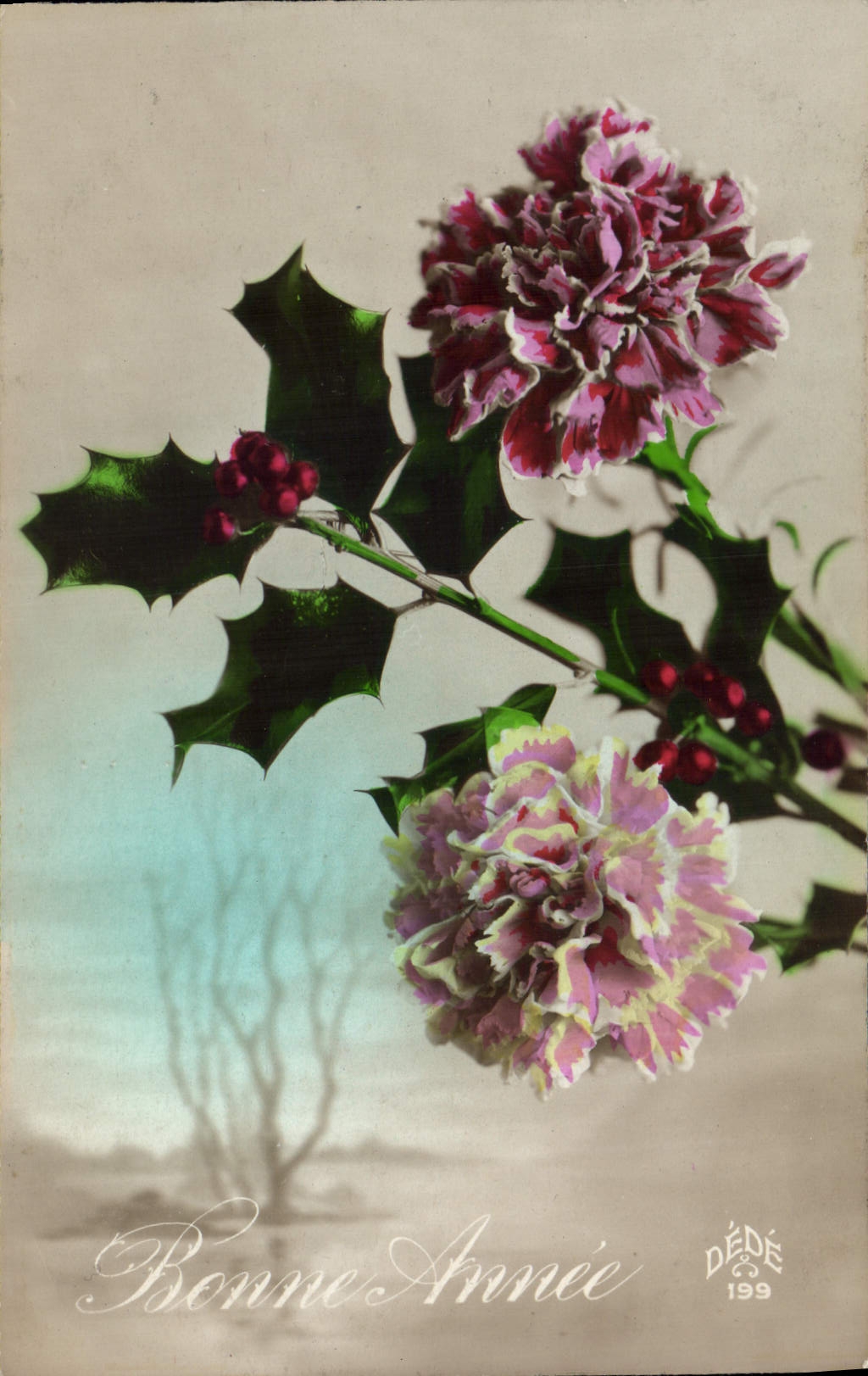 CPA Fantaisie Fleurs