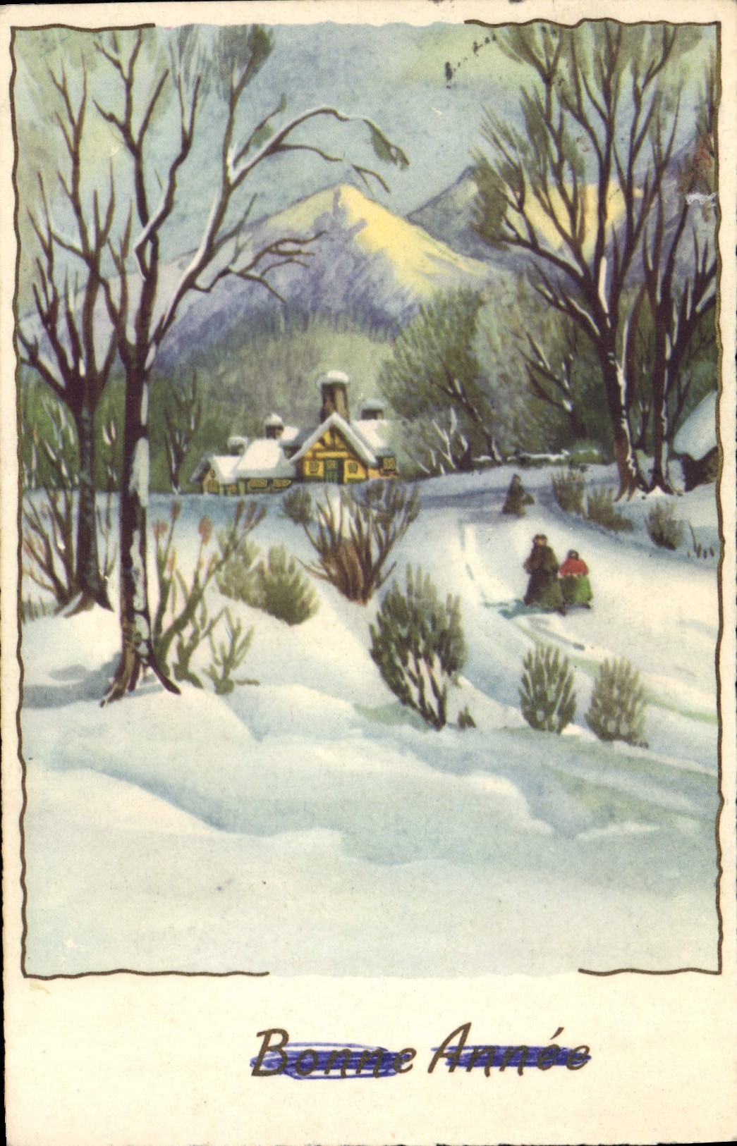 CPA Bonne Annee 