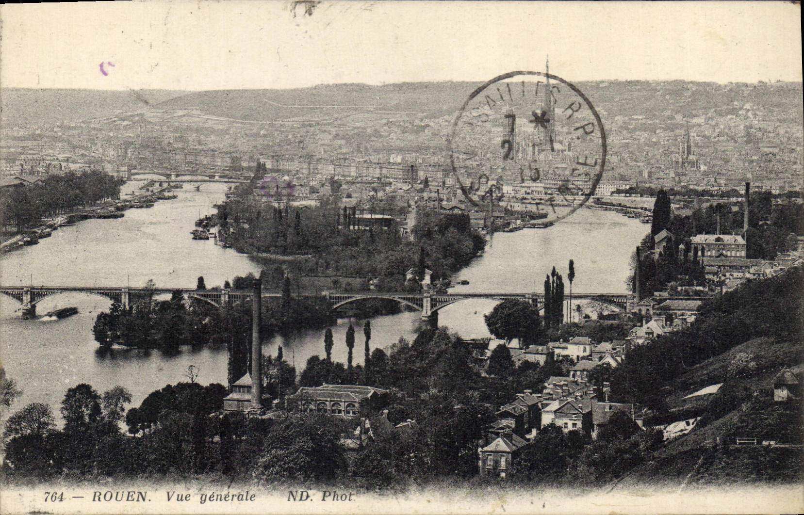 CPA Rouen Vue generale 