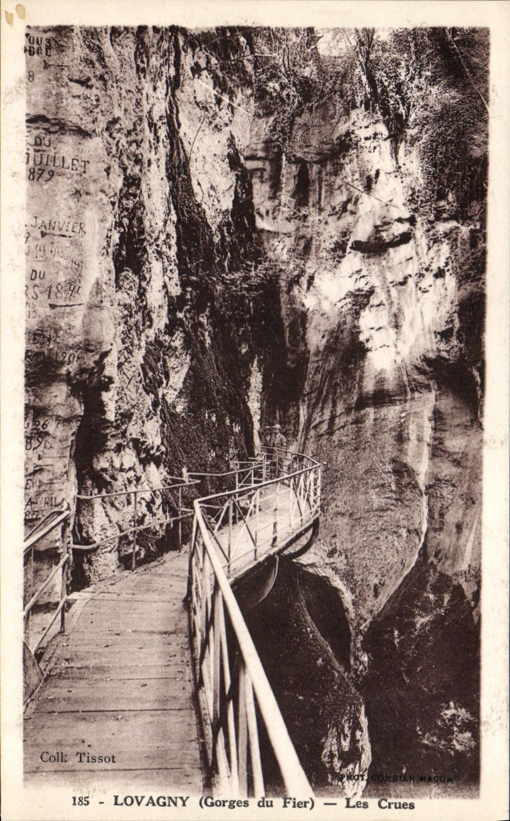 CPA Lovagny Gorges du Fier Les Crues 