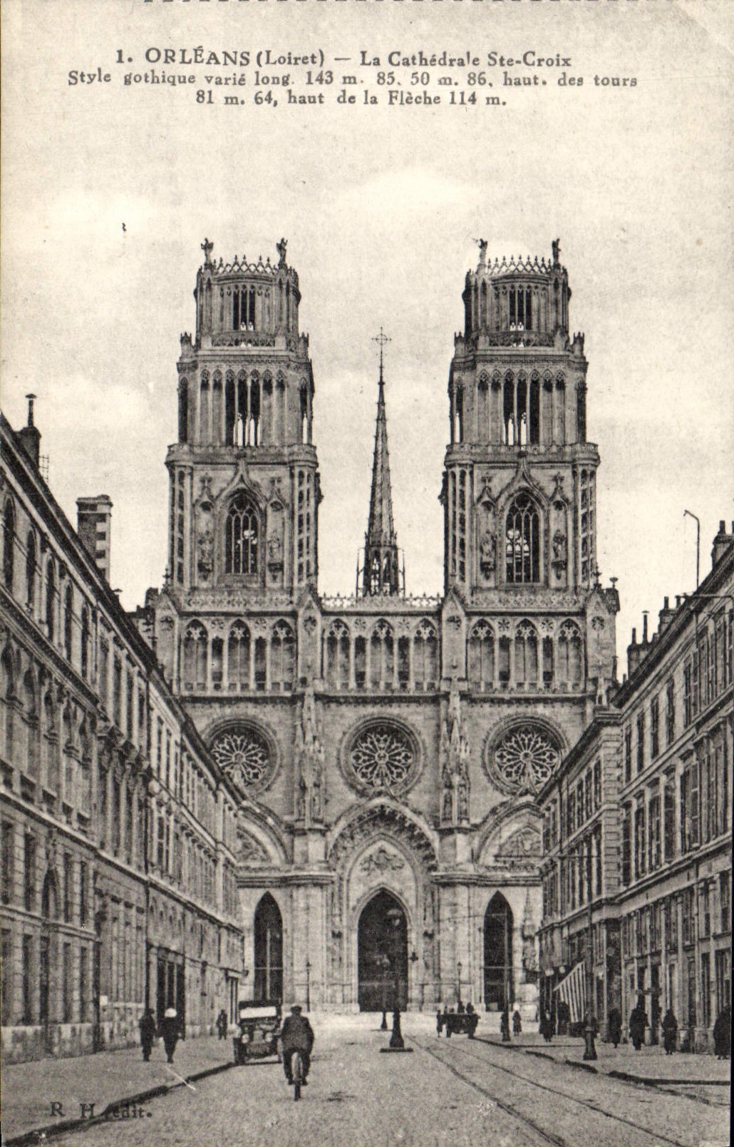 CPA Orleans Loiret la cathedrale Ste Croix style gothique varle 