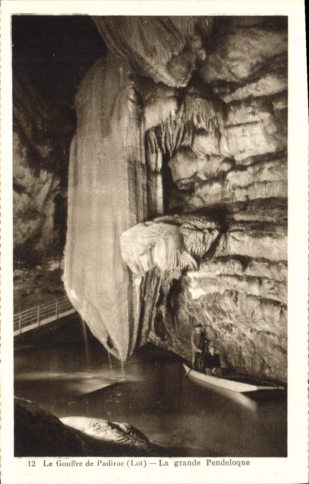 CPA Le Gouffre de Padirac Lot la Grande Pendeloque