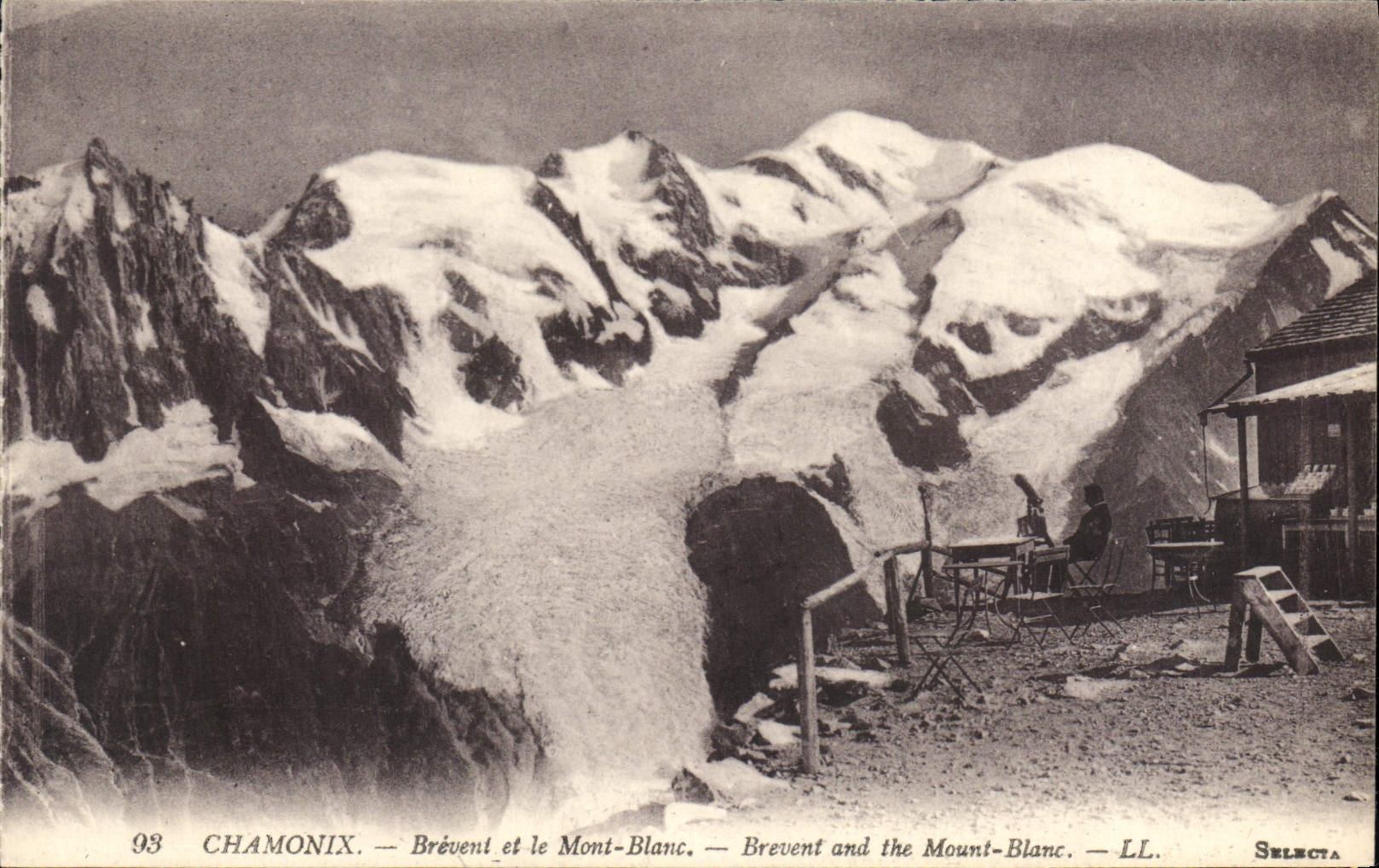 CPA Chamonix Brevent et le Mont Blanc