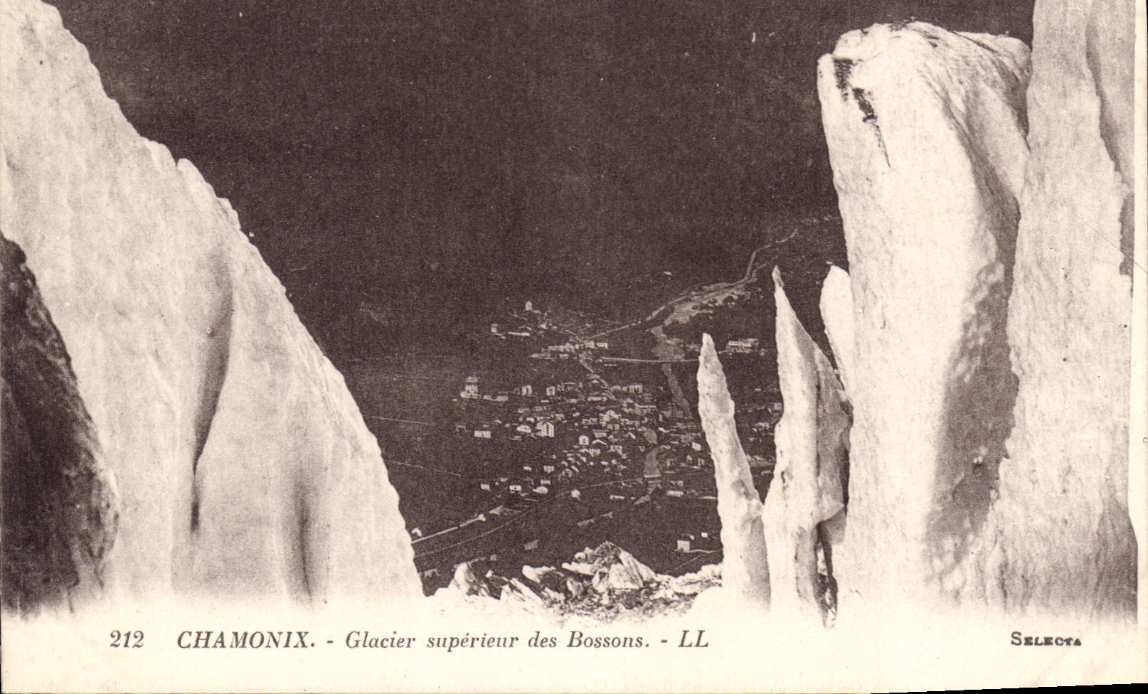 CPA Chamonix Glacier superieur des Bossons