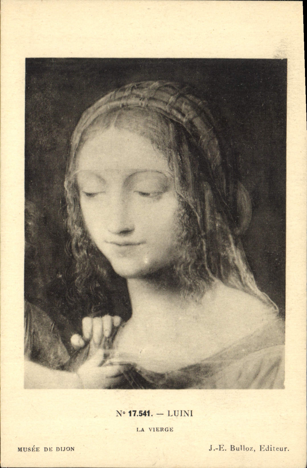CPA Luini la Vierge Musee de Dijon 