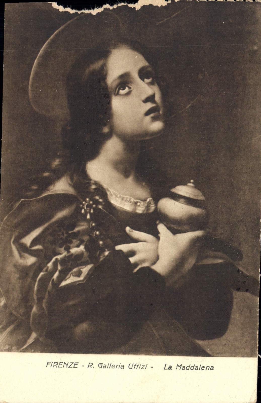 CPA Firenze R Galleria Uffizi la Maddalena