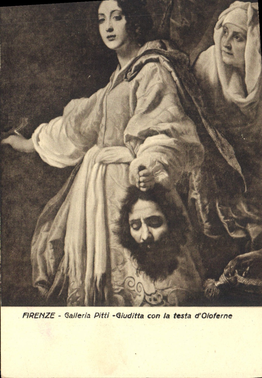 CPA Firenze Galleria Pitti Giuditta con la testa d'Oloferne