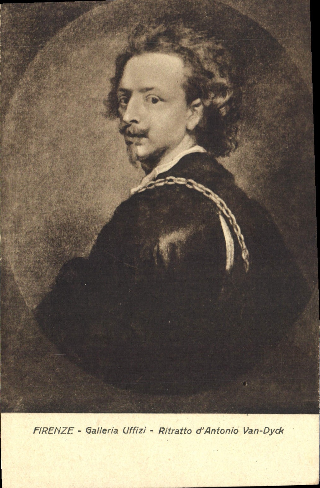 CPA Firenze Galleria Uffizi Ritratto d'Antonia Van Dyck