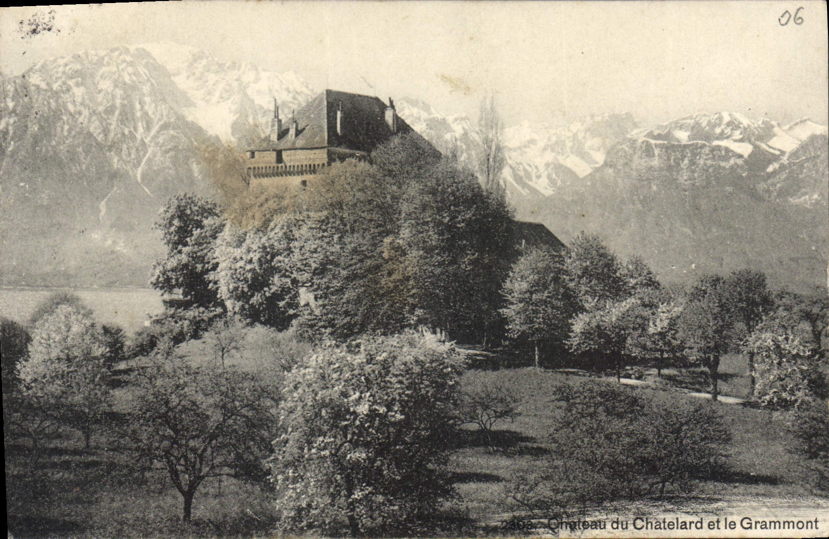 CPA Chateau du Chatelard et le Grammont