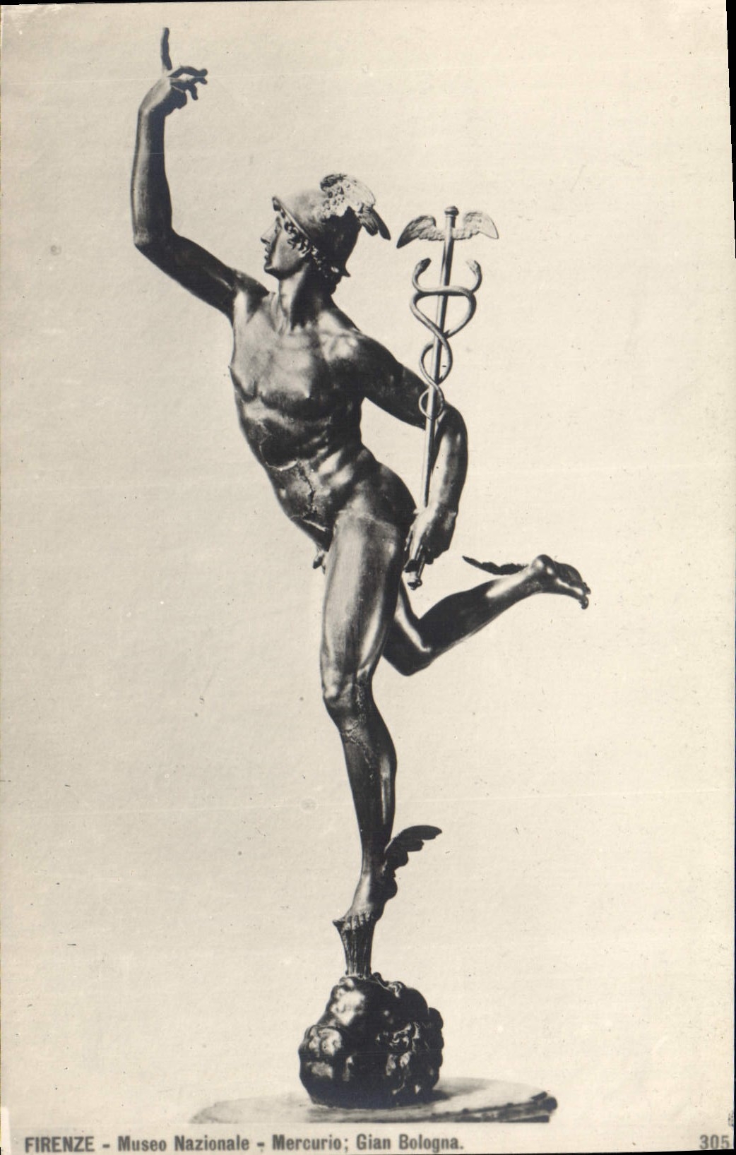 CPA Firenze Galleria Museo Nazioanale Mercurie Gian Bologna