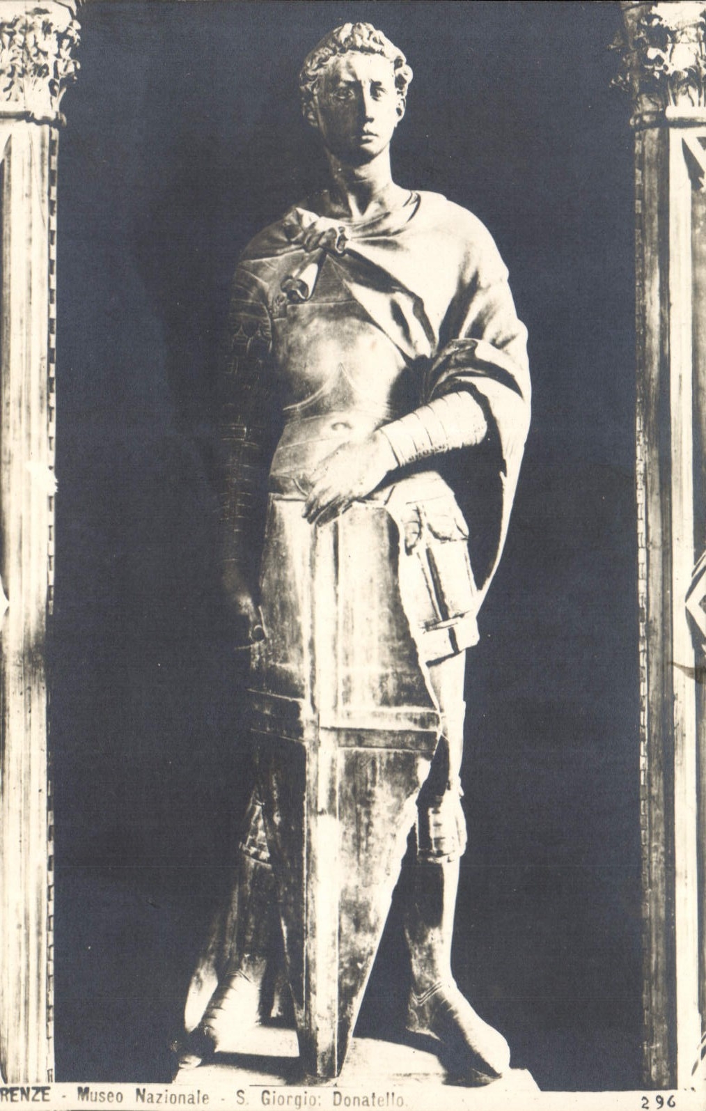 CPA Firenze Museo Nazionale S Giorgia Donatello 