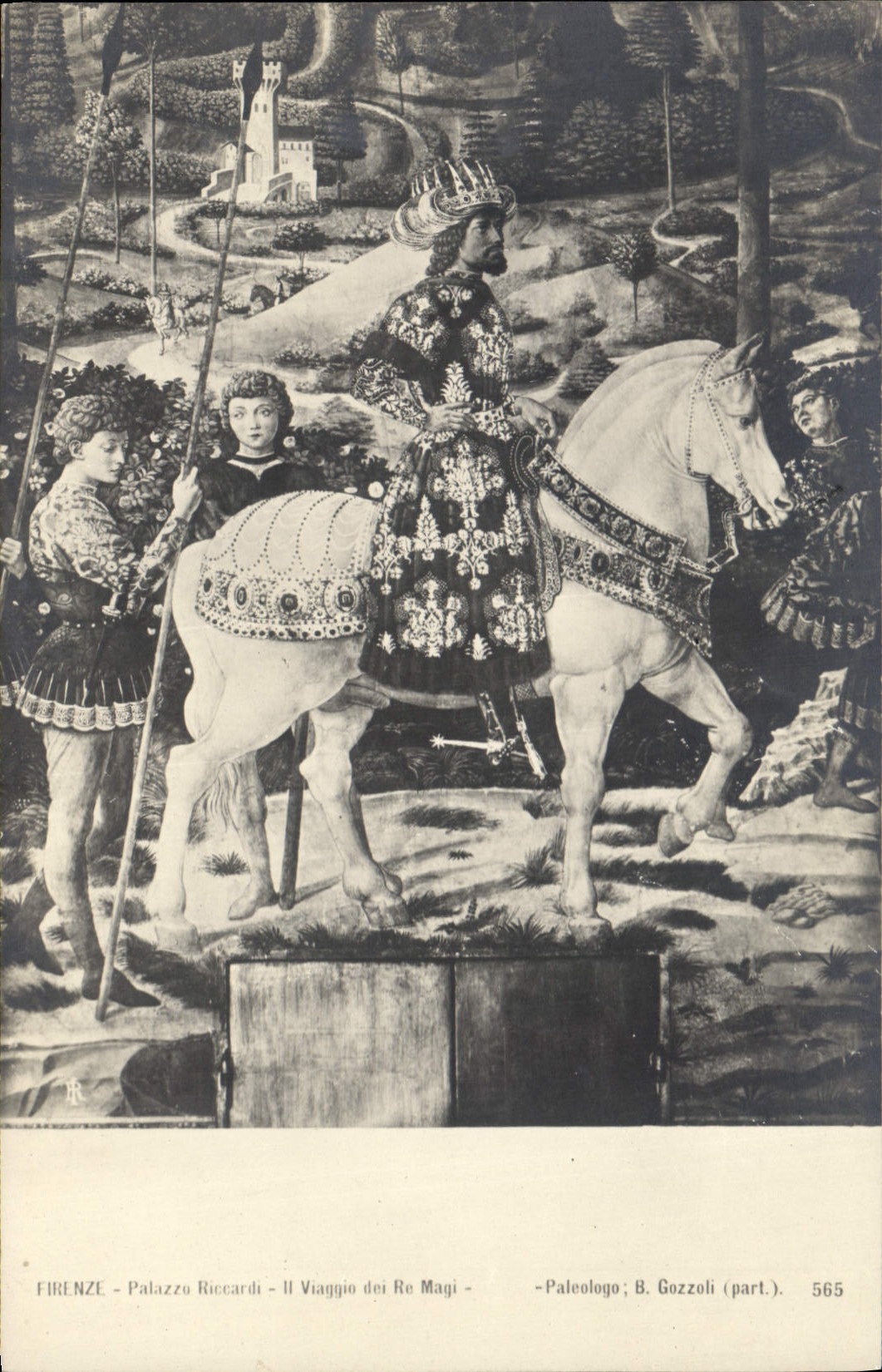 CPA Firenze Plazza Palrelmgo B Gazzeli Part 