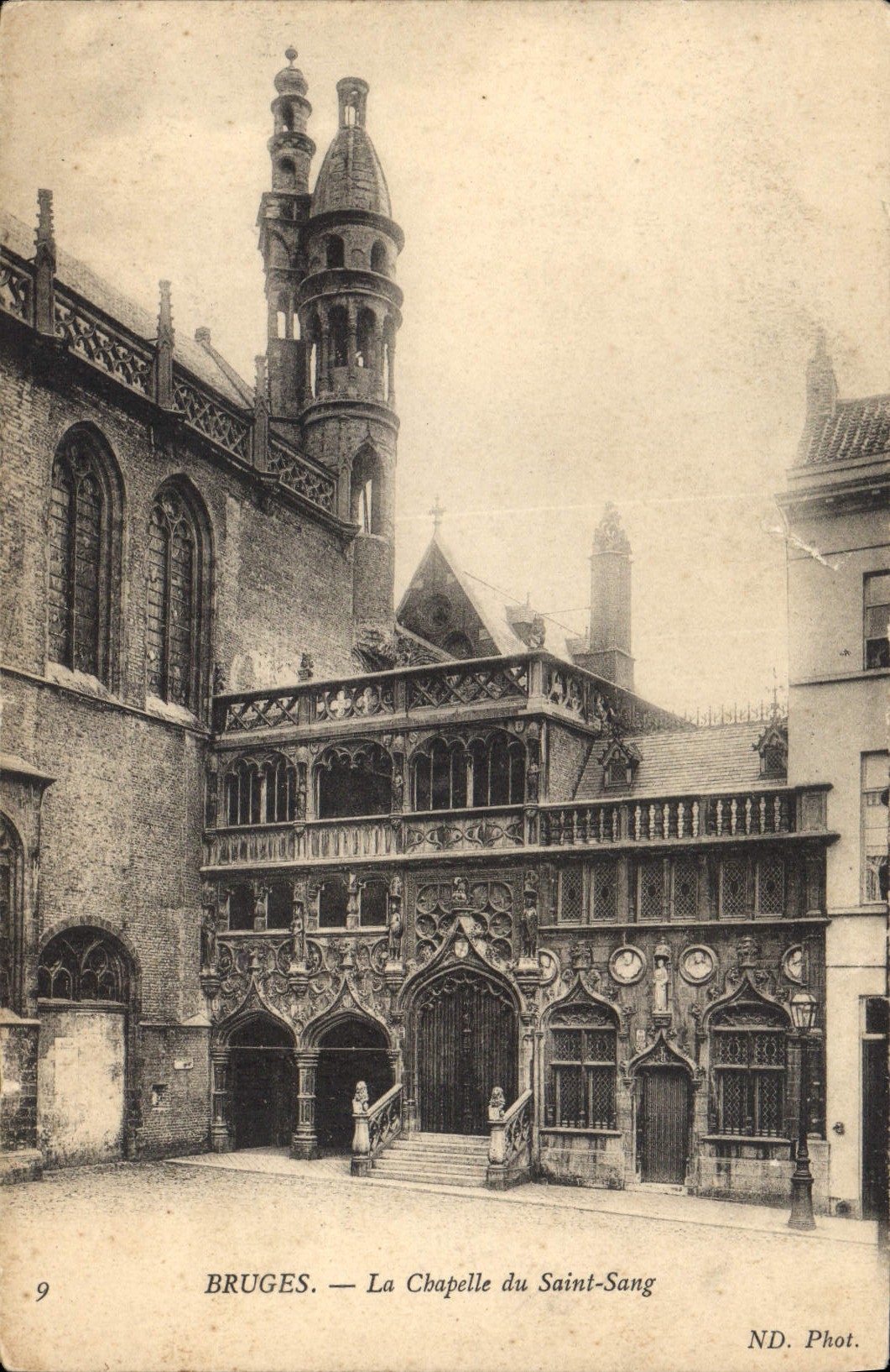 CPA Bruges la chapelle du Saint Sang 