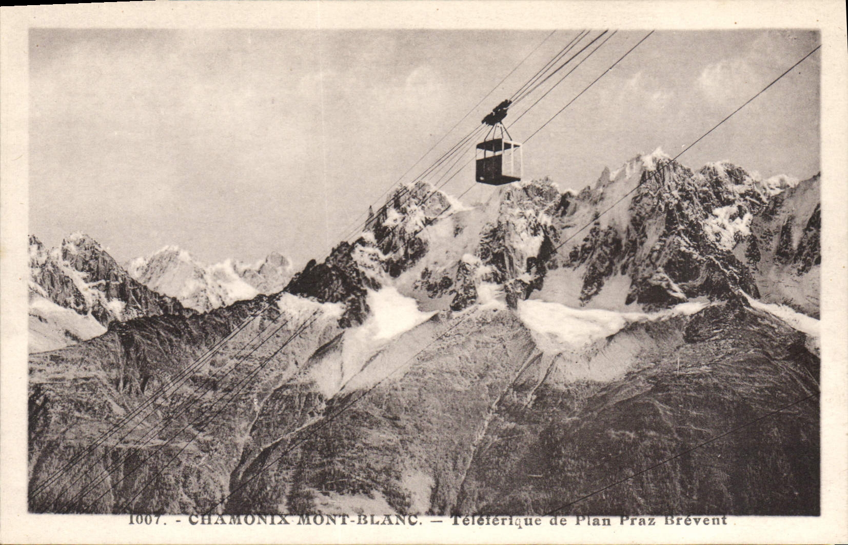 CPA Chamonix Mont Blanc Teleferique de Plan Praz Brevent 