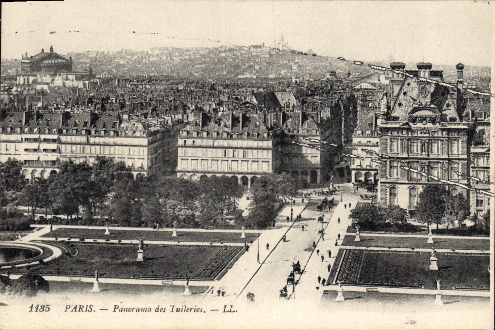 CPA Paris Panorama des Tuileries 