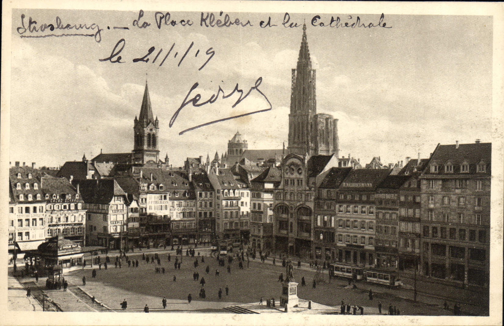 CPA Strasburg Kleberplatz 