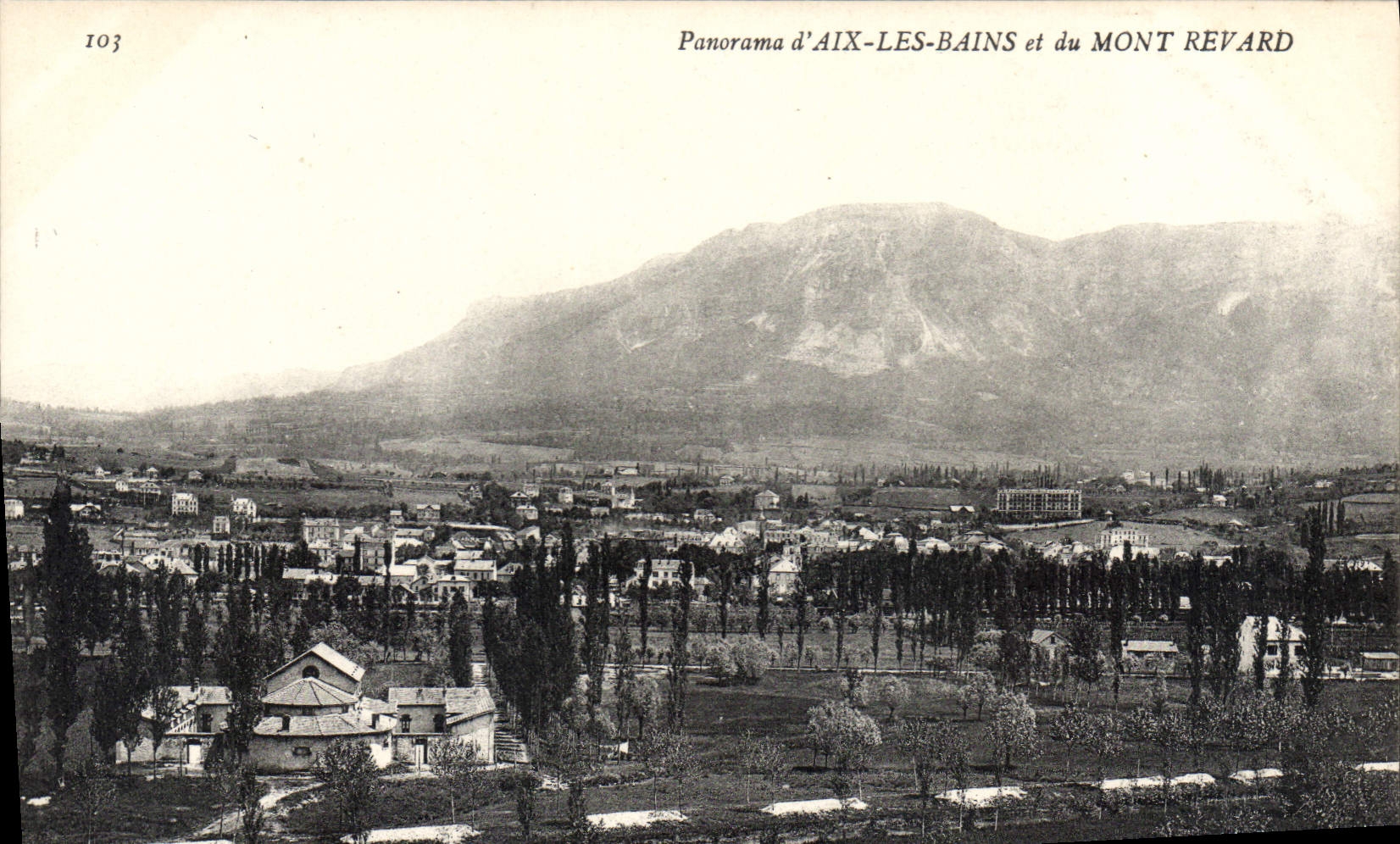 CPA Panorama d'Aix les Bains et du Mont Revard 