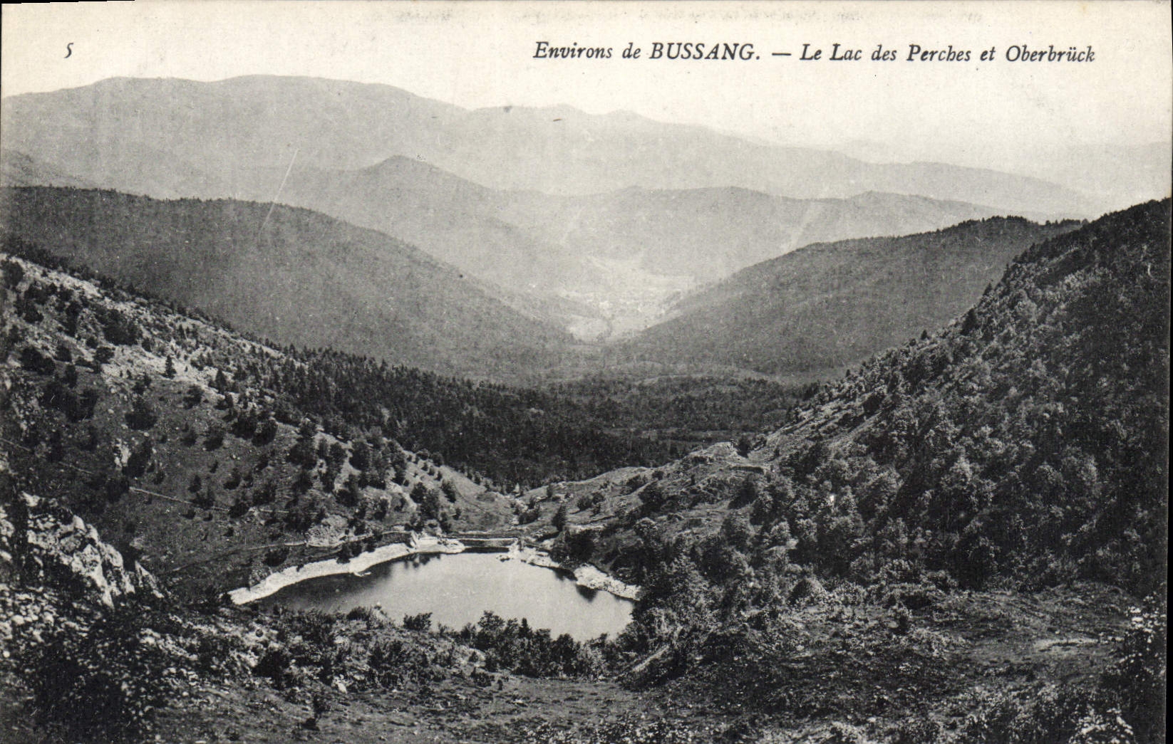 CPA Environs de Bussang le Lac des Perches et Oberbruck 