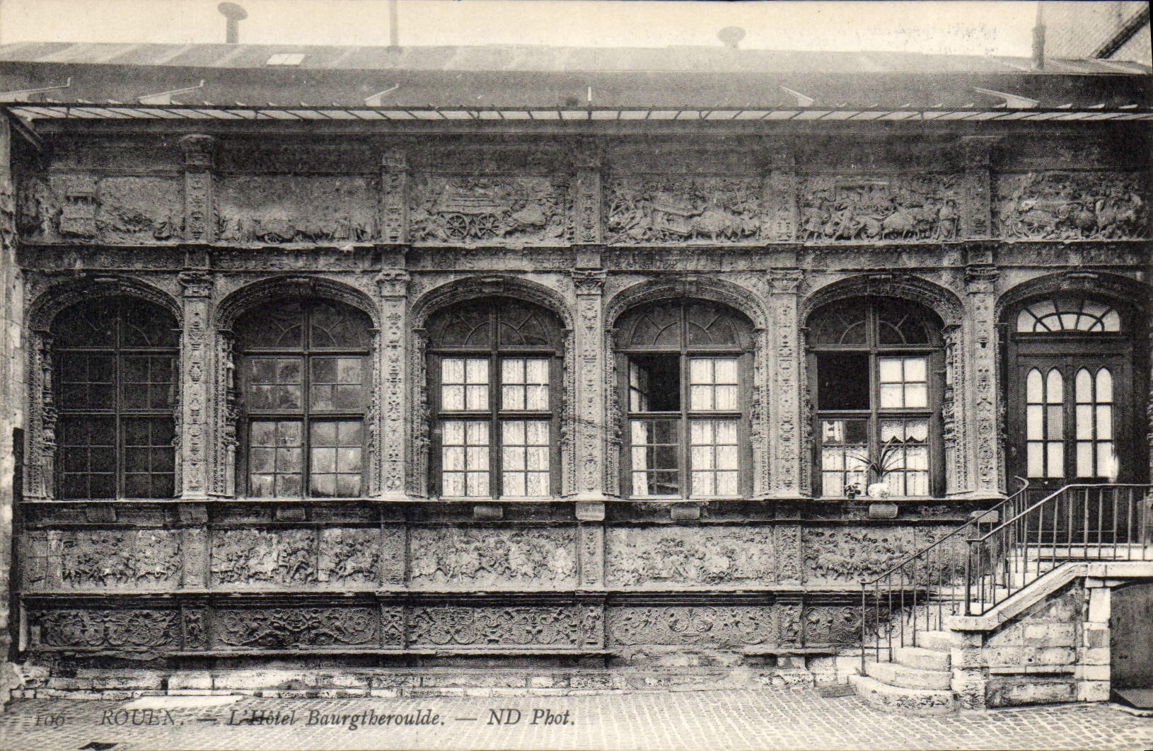 CPA Rouen l'hotel Bourgtheroulde 