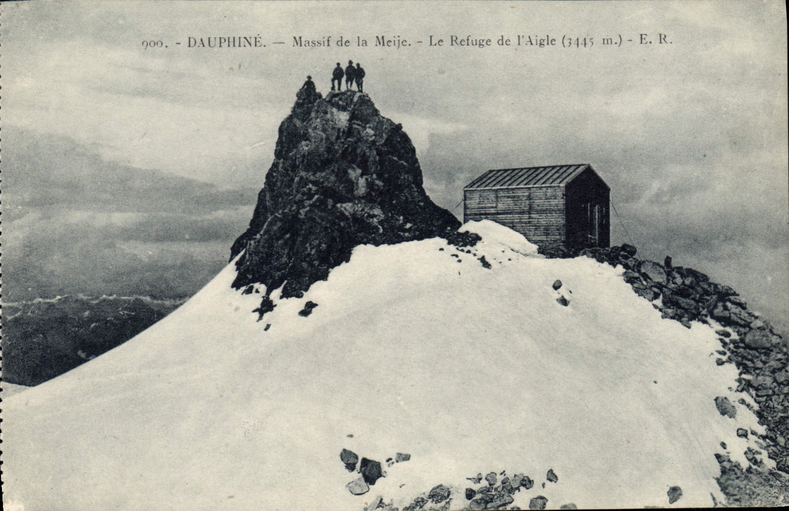 CPA Dauphine Massif de la Meije le Refuge de l'Aigle 