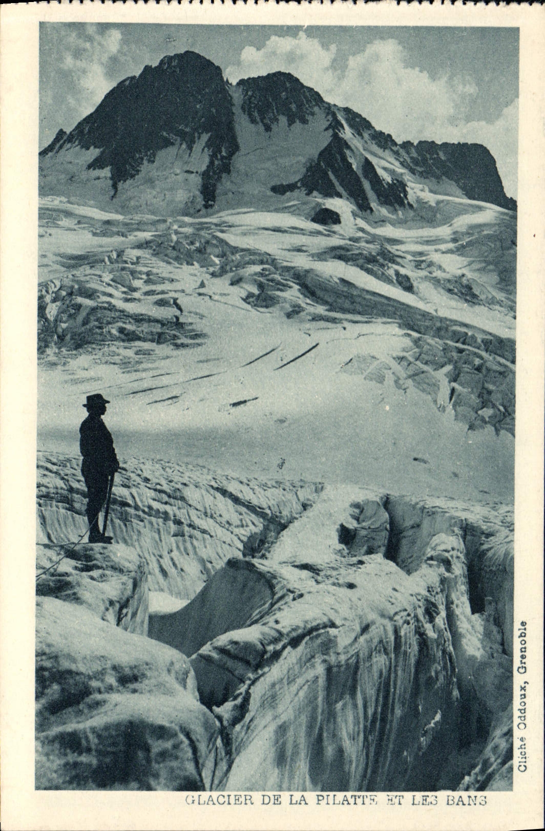 CPA Glacier de la Pilatte et les Bans