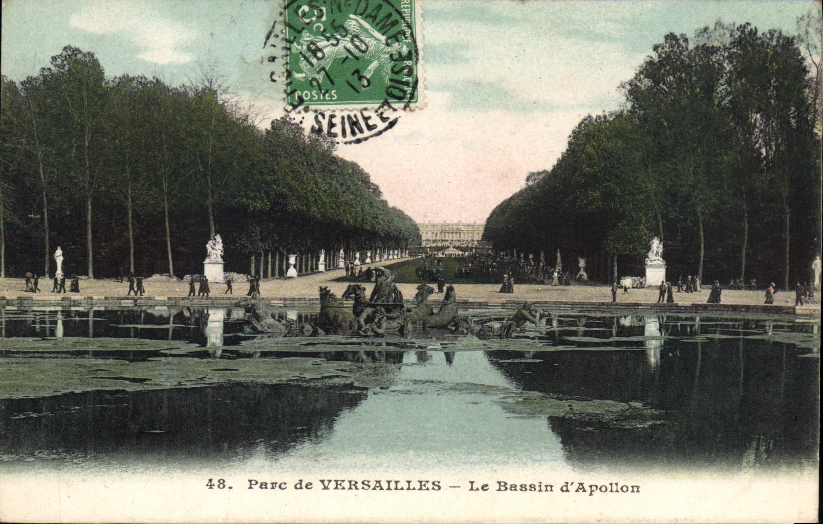 CPA Parc de Versailles le Bassin d'Apollon 