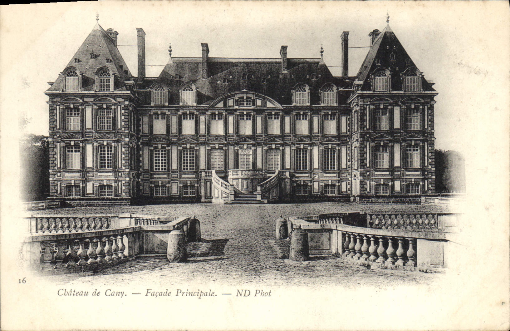 CPA Chateau de Cany Facade Principale 